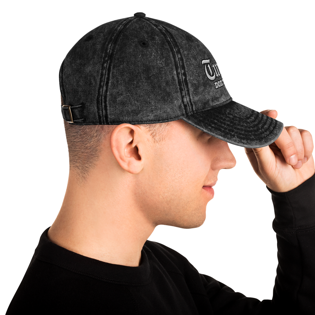 Vintage Cotton Twill Cap